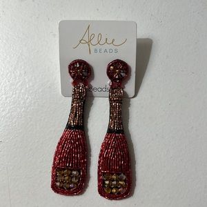 Allie Beads Champagne earrings